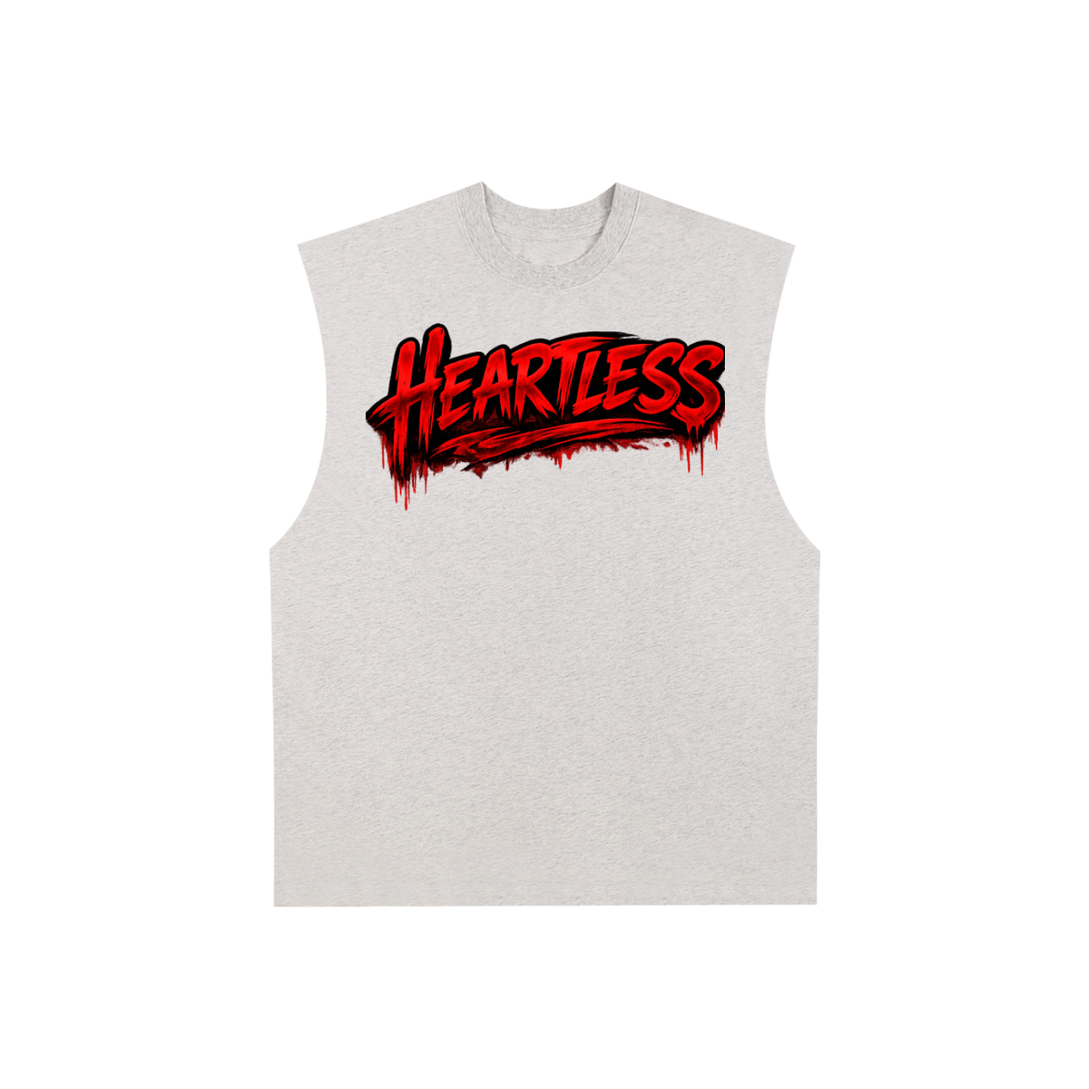 Raw Edge Cotton Tank Top