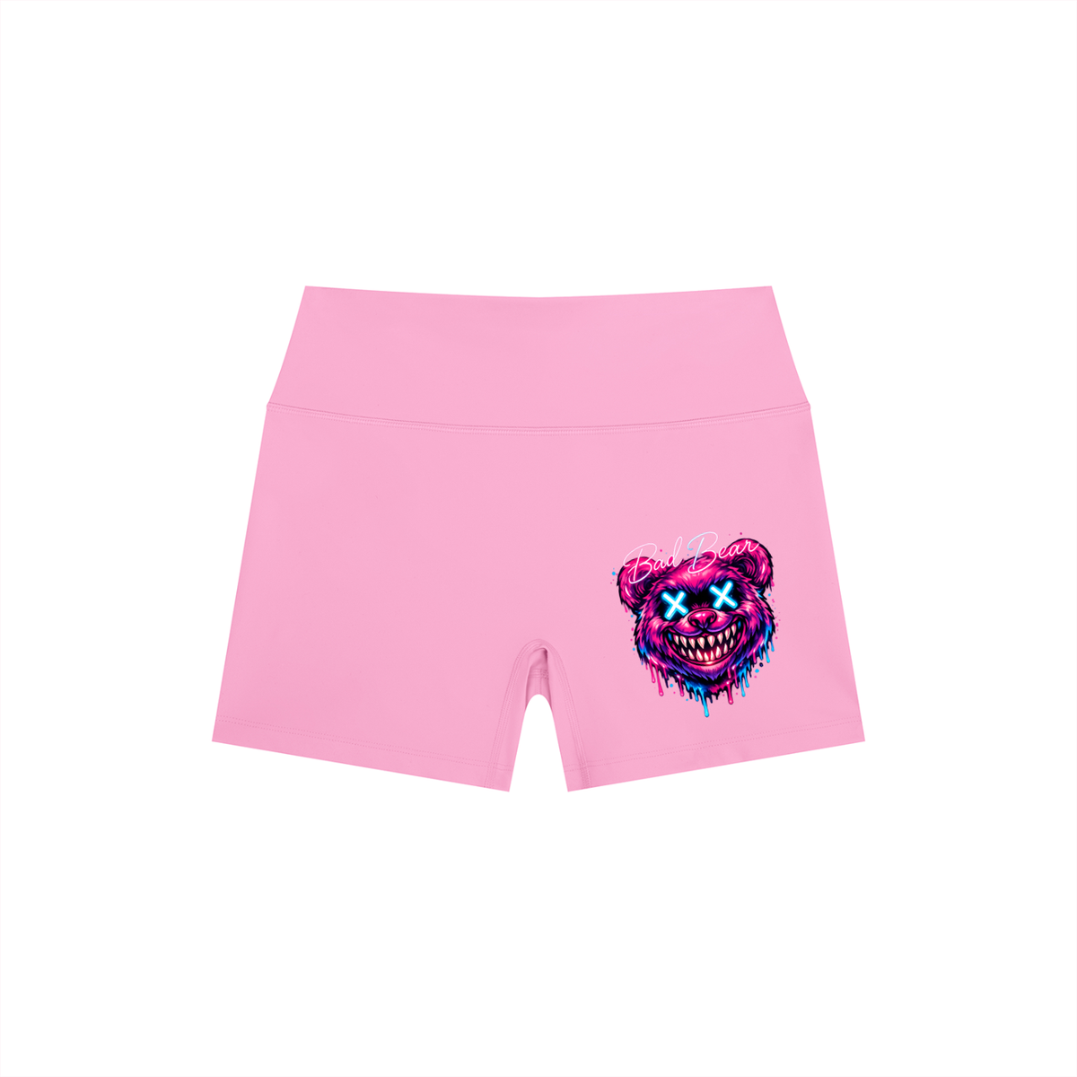 Women’s High Rise Yoga Shorts bad bear
