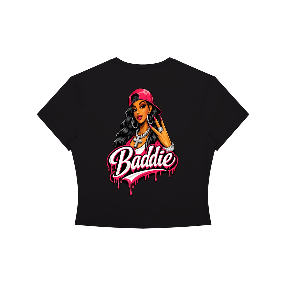 Women's Crewneck Crop T-Shirt