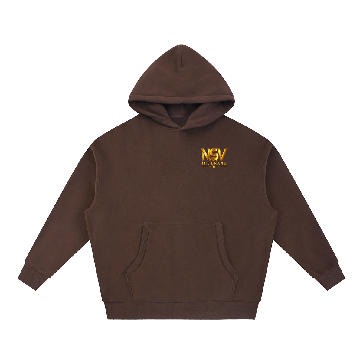 NSV THE BRAND Essential Oversized Boxy Fit Fleece Hoodie