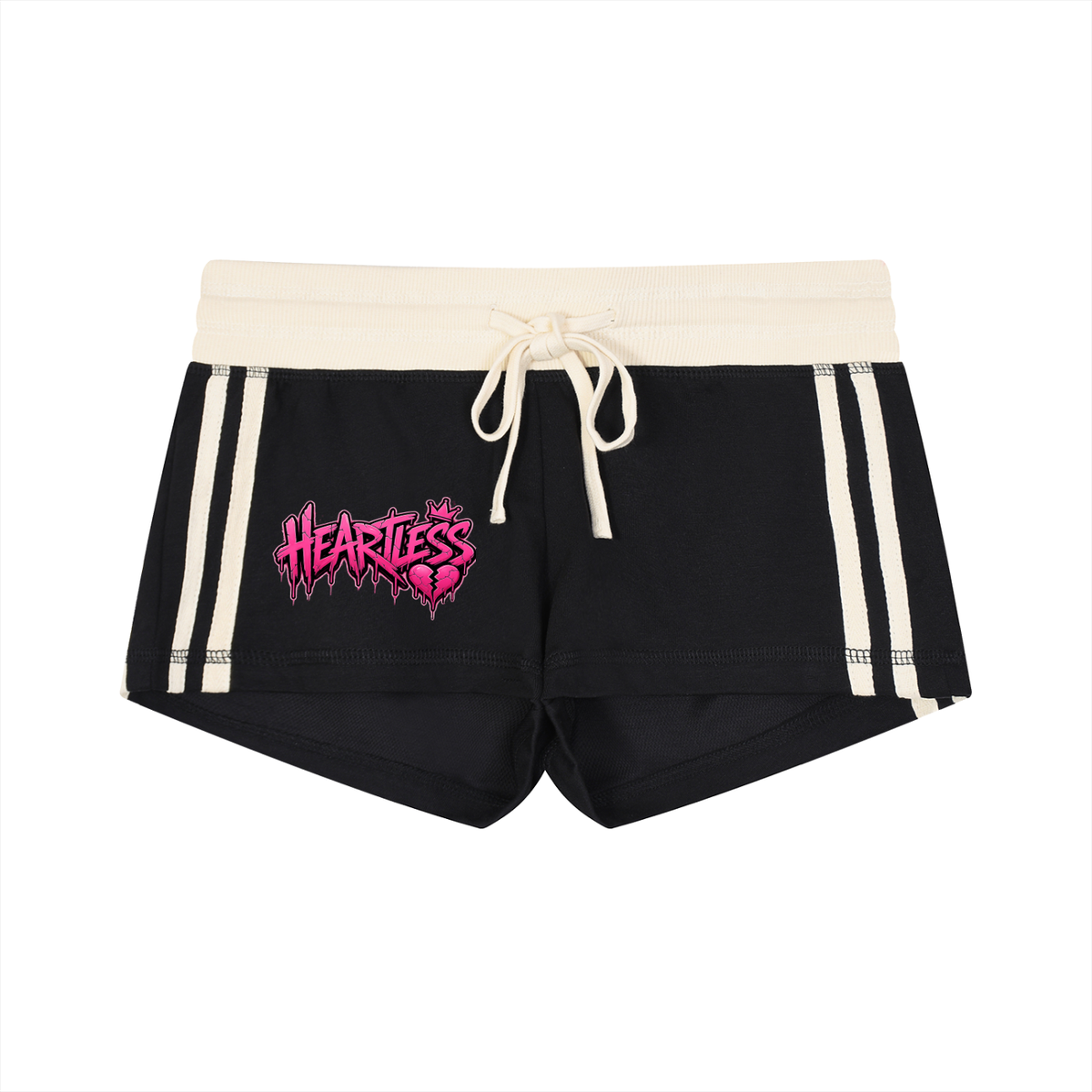 Women's Contrast Stripe Track Shorts