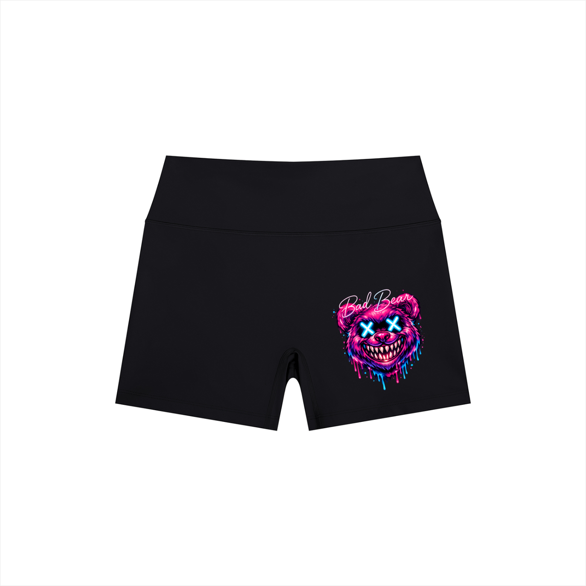 Women’s High Rise Yoga Shorts bad bear