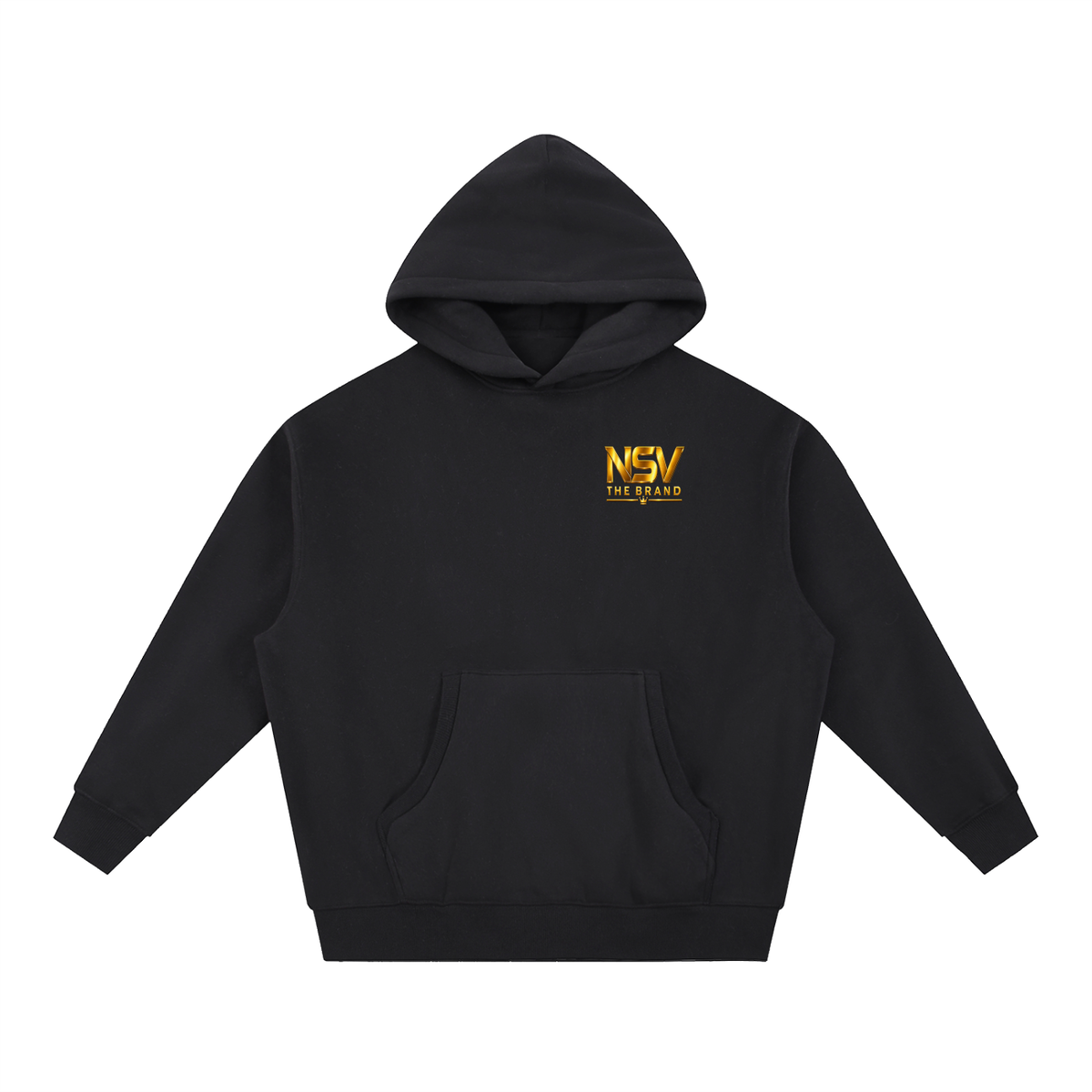 NSV THE BRAND Essential Oversized Boxy Fit Fleece Hoodie